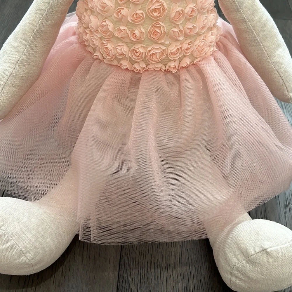 NWT Loving kindness ballerina like cat stuffed animal with tulle tutu and roses
